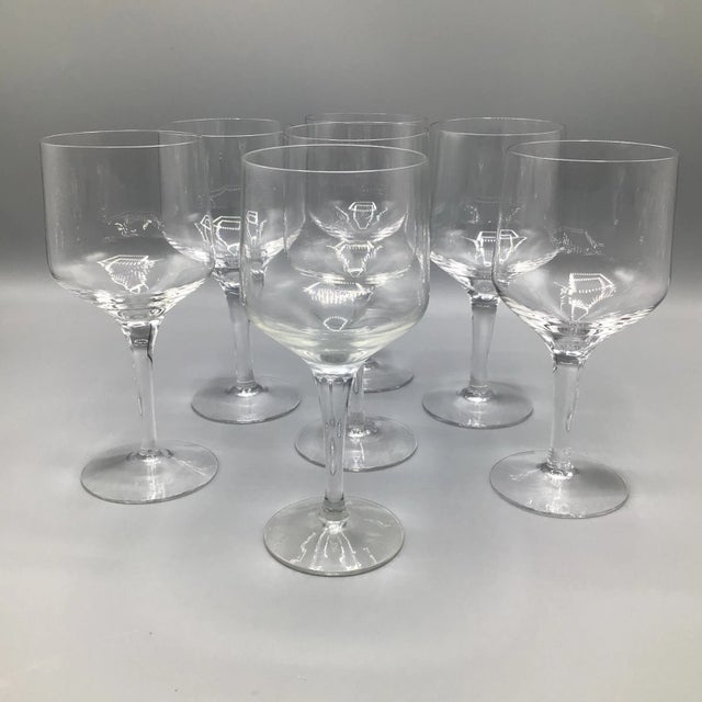 Swedish Midcentury Modern Orrefors Rhapsody Claret Wine Glasses-Set of 6 For Sale - Image 13 of 13