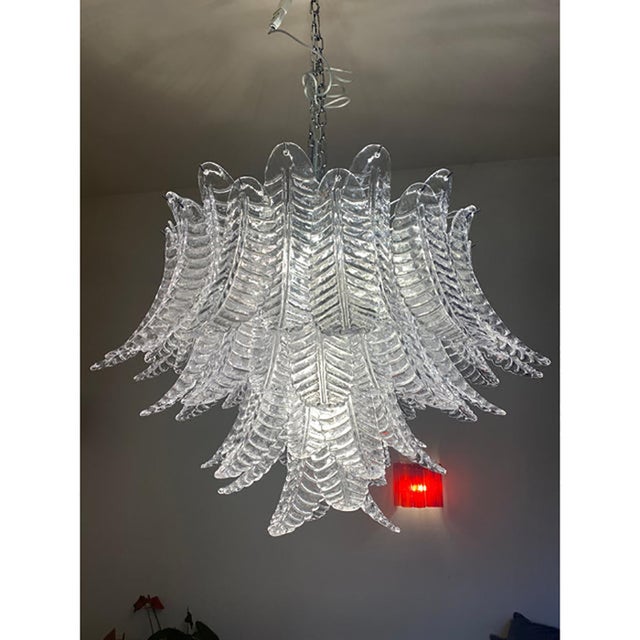 Murano Style Glass Chandelier by Simoeng For Sale - Image 4 of 6