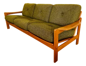 Vintage Danish Three-Seater Sofa by Arne Wahl Iversen, 1960s