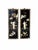 Late 20th Century Chinoiserie Black Lacquer & Mother-of-Pearl Relief Wall Panels — Set of 3 For Sale In Las Vegas - Image 6 of 17