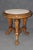 Late 18th Century Fine Quality Marble Top Carved Walnut Center Table Attributed Gustave Herter For Sale - Image 5 of 11