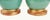 Turquoise Lamp Pair Restored Vintage Christopher Spitzmiller Style Coastal Blue Crackled Porcelain For Sale - Image 8 of 14