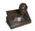 Pr. Bronze Finish Clad Dante and Beatrice Bookends by Jennings Brothers C. 1930's For Sale - Image 9 of 12