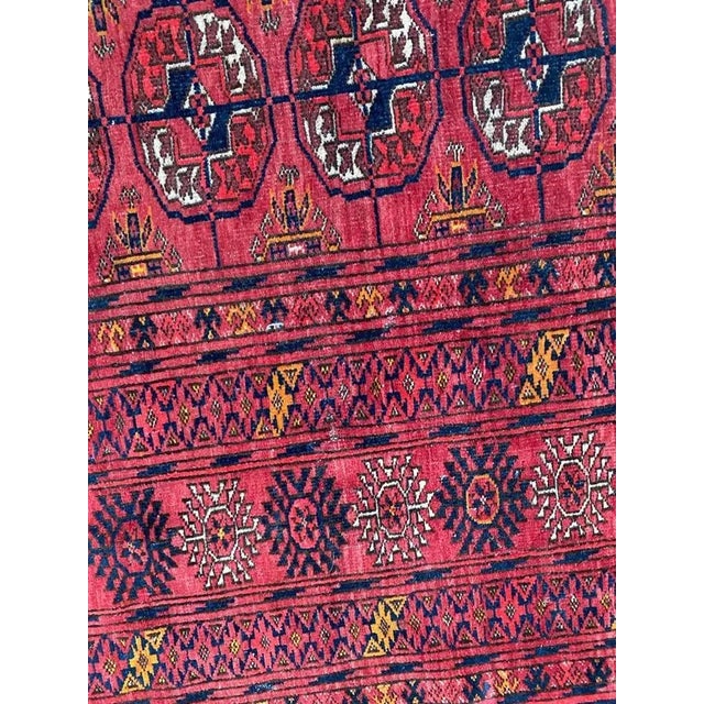 Turkmen Bukhara Rug For Sale - Image 6 of 18