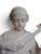 Gold Grand Tour Alabaster Sculpture of Young Mozart Playing The, 1850, Alabaster For Sale - Image 8 of 17