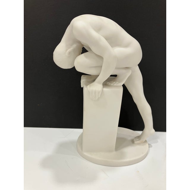 Male Porcelain Sculpture For Sale - Image 4 of 5