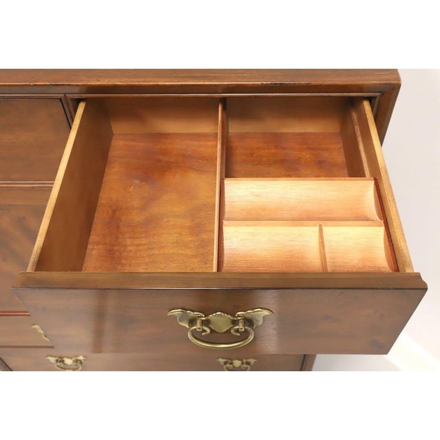 Brown 1970s Henredon Mahogany Chinoiserie Gentleman's Chest For Sale - Image 8 of 8