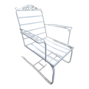 Vintage Wrought Iron Bouncer Chair