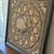 Burmese sequined elephant textile wall hanging featuring an elephant surrounded by decorative figural medallions and...
