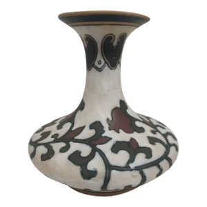 Vintage Asian Painted Vase