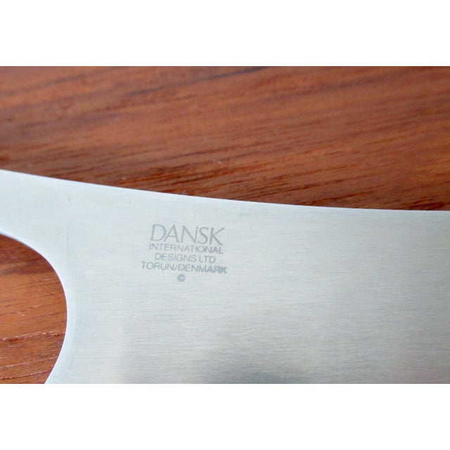 Dansk Design Internatioal Teak Cheese Board and Knife Set, "Vivianne," Collection Design By For Sale - Image 11 of 18