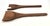 1970s 1970s Teak Wood Salad Serving Utensils, a Pair For Sale - Image 5 of 10