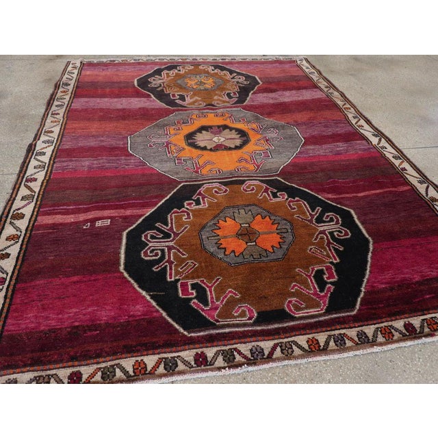 Galerie Shabab Collection Mid-20th Century Turkish Anatolian Tribal Carpet For Sale In New York - Image 6 of 8