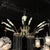 Mid-Century Polished Brass & Green Enamel 12 Light Chandelier by Stilnovo For Sale - Image 18 of 18