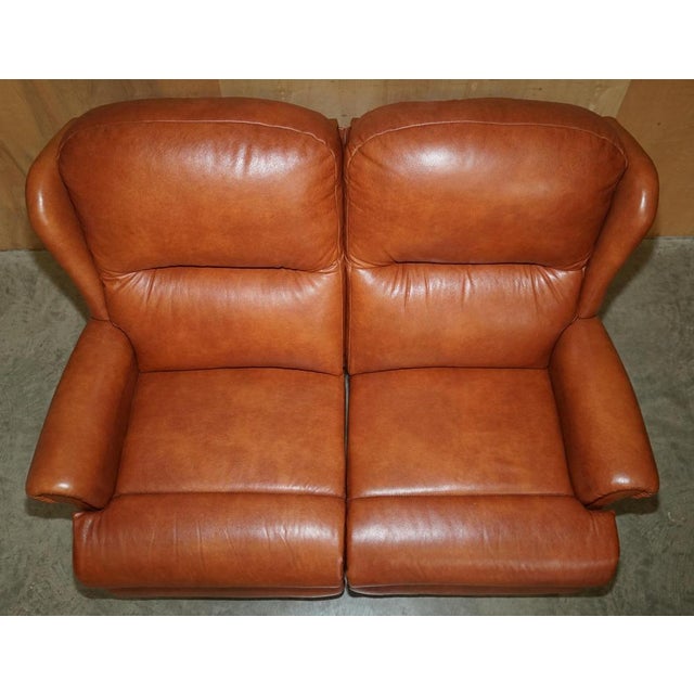 Sherborne Leather Chairs and Sofa, Set of 3 For Sale - Image 18 of 18