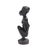 Carved Kenyan Ebony Village Figures, Set of Six, 1950-70 For Sale - Image 14 of 15