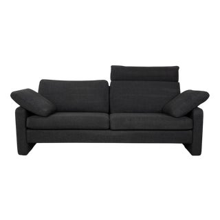 Grey Conseta Two-Seater Sofa with Headrest from COR For Sale