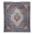 Antique Tabriz Mahi Rug, Hand-Knotted Wool, Herati Geometric Pattern, Ivory & Navy, 10x13 For Sale