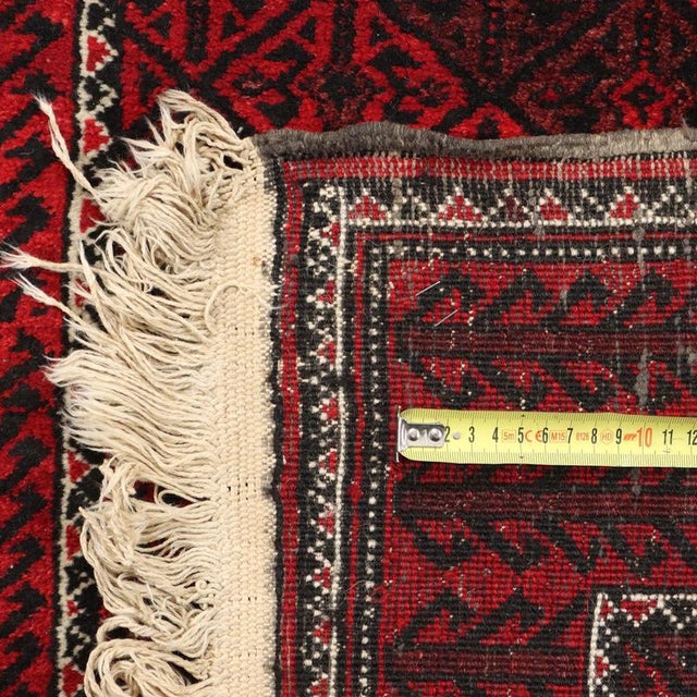 Antique Beluchi Rug in Wool For Sale - Image 6 of 7
