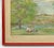 Dated 1954 Pastel Titled "Pinafore Park" in Original Red Fame For Sale - Image 4 of 7
