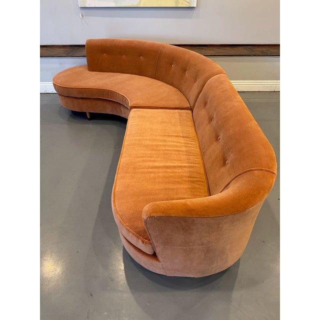 1950's Peach Sectional For Sale - Image 9 of 12