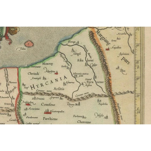 Mercators Ptolemaic Map of Ancient Assyria For Sale - Image 3 of 7