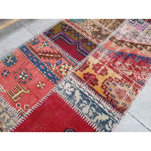 Anatolian Vintage Bohemian Runner For Sale - Image 9 of 10