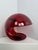 1960s Transparent Red Foglia Lamp attributed to Elio Martinelli for Martinelli Luce, 1960s For Sale - Image 5 of 18