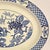 Antique Blue and White Platter Made in England by Wood & Sons Yuan Pattern Circa 1927 For Sale In Sacramento - Image 6 of 7