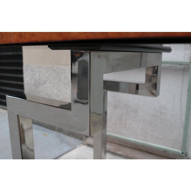 Italian Modernist Long Console For Sale - Image 10 of 14