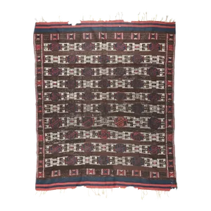 1820s Antique Bergama S Design Turkish Kilim