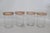 18pc Paneled Glassware Set Gold Border Crystal Goblets Etched Floral Motif 5112b For Sale - Image 4 of 18