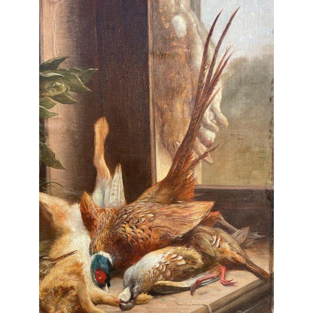 Edmonde De Borchard, The Game, Oil on Canvas For Sale - Image 3 of 13