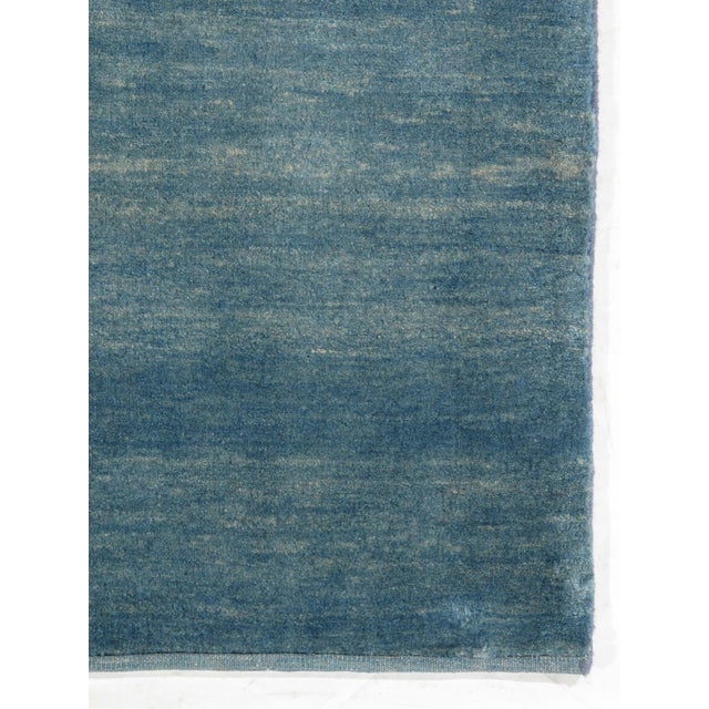 Contemporary Vintage Hand-Knotted Persian Gabbeh Rug 5'8" X 8'0" For Sale - Image 3 of 4