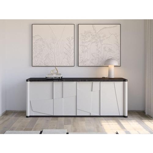 Handmade Lacquered and Black Oak Ariadne Sideboard by Ultramobili For Sale - Image 10 of 12