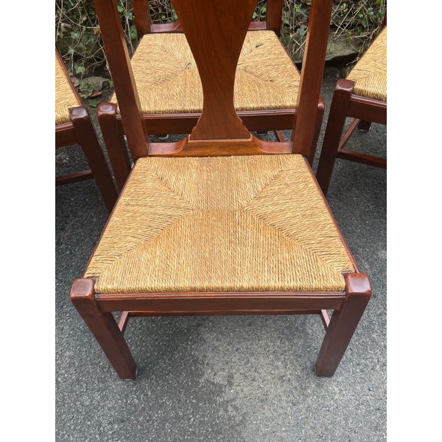 Theodore Alexander Castle Bromwich Rustic Dining Chairs - Set of 4 For Sale - Image 11 of 12