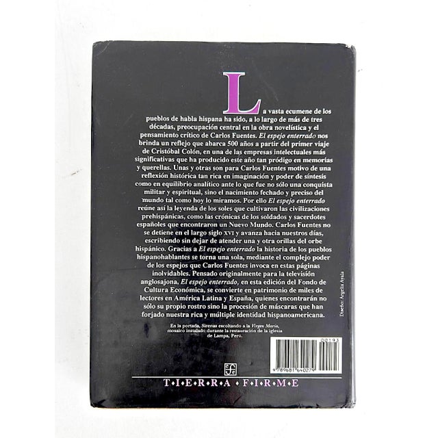 Assouline Spanish Language 1992 First Edition, "El Espejo Enterrado", by Carlos Fuentes For Sale - Image 4 of 14