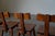 Vintage Italian T Back Dining Chairs, 1970s, Set of 6 For Sale - Image 5 of 8