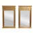 Pair Neoclassical Style Gold Leaf Finish Mirrors For Sale