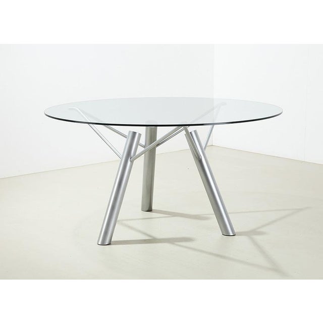 Orrido Canyon' dining table, designed by the avant-garde design couple Paolo Pallucco & Mireille Rivier in 1987 for...