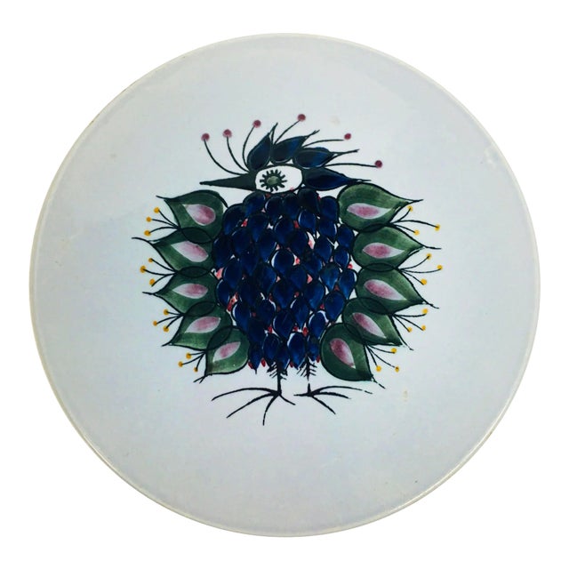 1960s Royal Copenhagen Decorative Round Plaque For Sale