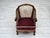 Vintage Danish Chair in Woven Wool and Velour, 1940s For Sale - Image 10 of 18
