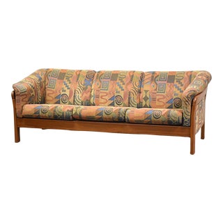 Modern Teak Sofa For Sale