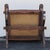 Early 20th Century English Gothic Arts & Crafts Wood and Leather Arm Chair For Sale In Tampa - Image 6 of 12