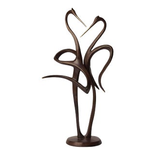 "Storks" Art Deco Sculpture For Sale