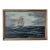 1970’s Edgar Freyberg (German/American, b.1927) Tall Ship at Sea Oil on Canvas Painting, Framed For Sale