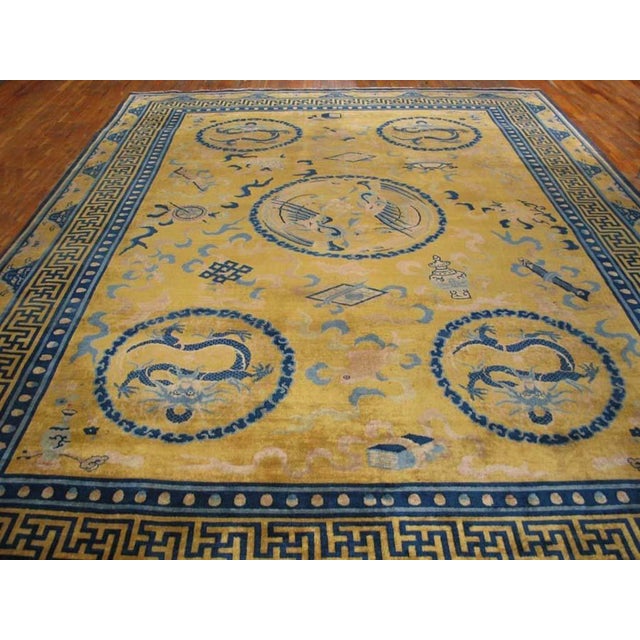 Antique Chinese rug, measures: 10'0" x 14'10".