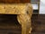 English 1800s Giltwood Console Table with Mahogany Top and Vitruvian Scrolls For Sale In Atlanta - Image 6 of 12