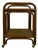 Rattan and Cane Bar Cart For Sale