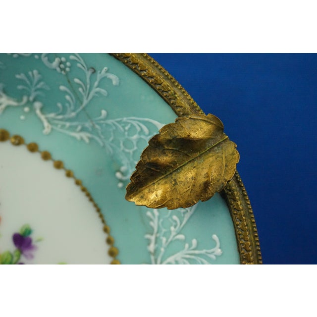 Vintage Porcelain and Bronze Ashtray by Le Tallec Paris, 1920s For Sale - Image 15 of 18